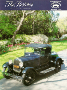 THE RESTORER - MODEL A - 1990 MAY/JUNE - THREADS IN BLOCK REPAIR, VALVE STEMS